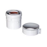 Отвод коакс., начальный, верт. 60/100 мм (L=90 мм) для котлов Taura D (Арт.:08522870)